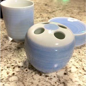Mirage Blue Made In Japan Bathroom set